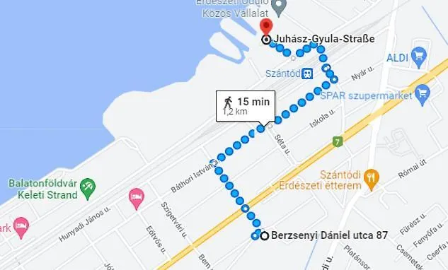 Borostyan Apartmann Lägenhet Balatonföldvár